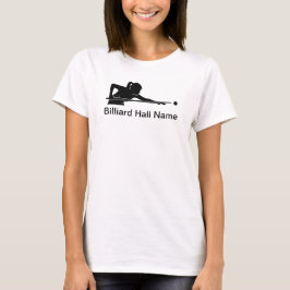 レディース ビリヤード場Tシャツ オーダーメイド Tシャツ