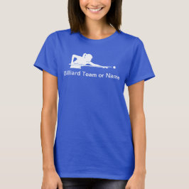 レディース ビリヤード プールリーグ チームTシャツ オーダーメイド Tシャツ