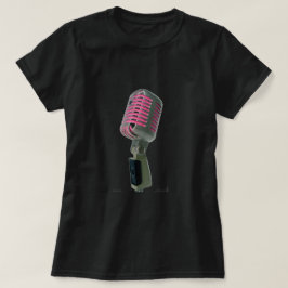 レディース – ピンクマイクTシャツ Tシャツ