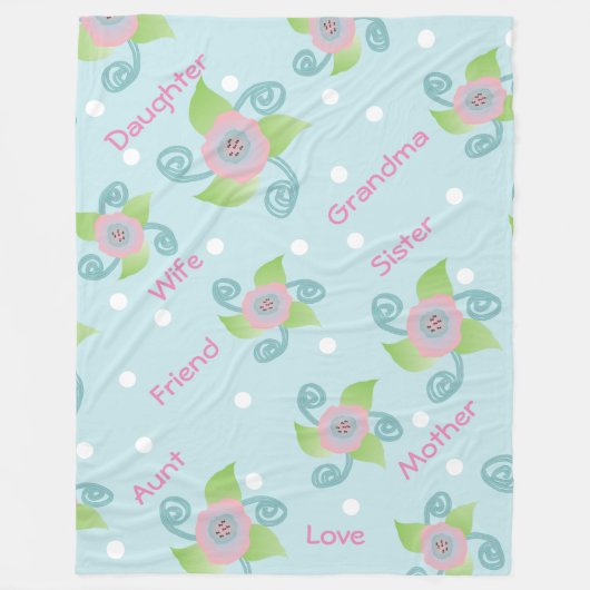 レディース フリースブランケット (正面)