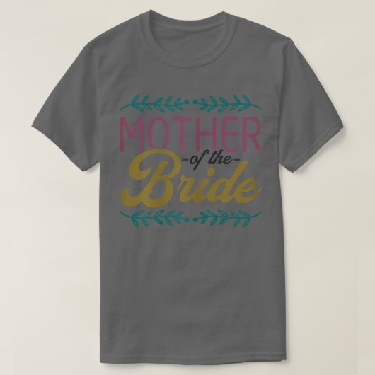 レディース ブライド 花嫁の母 1356 Tシャツ (デザイン正面)
