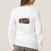 レディース ベーシック ロングスリーブTシャツ Tシャツ (裏面)