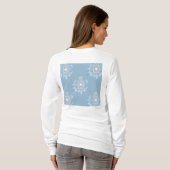 レディース ベーシック ロングスリーブTシャツ Tシャツ (裏面フル)