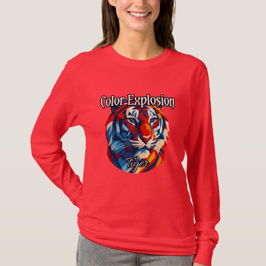 レディース ベーシック 長袖Tシャツ Tシャツ (正面)