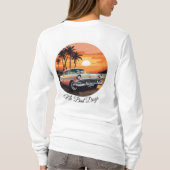 レディース ベーシック 長袖Tシャツ Tシャツ (裏面)