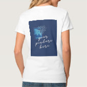 レディース ベーシック Tシャツ (裏面)