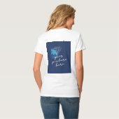 レディース ベーシック Tシャツ (裏面フル)