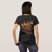 レディース ベーシック Tシャツ (裏面フル)