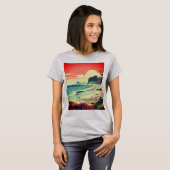 レディース ベーシック Tシャツ (正面フル)