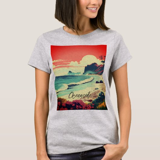 レディース ベーシック Tシャツ (正面)