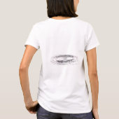 レディース ベーシック Tシャツ (裏面)