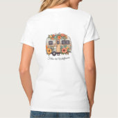 レディース ベーシック Vネック Tシャツ (裏面)