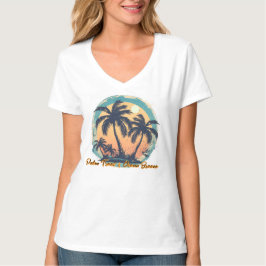 レディース ベーシック Vネック Tシャツ