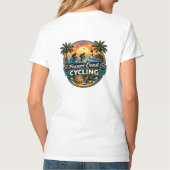 レディース ベーシック Vネック Tシャツ (裏面)