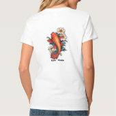 レディース ベーシック Vネック Tシャツ (裏面)