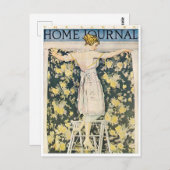 レディース・ホーム・ジャーナル1921年のカバーby Coles Phillips ポストカード (正面/裏面)