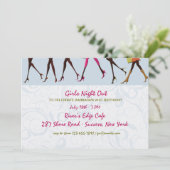 レディース レッグス ガールズ ナイト アウト ご招待 招待状 (スタンド正面)