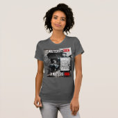 レディース!投票を使え！波状の Tシャツ (正面フル)