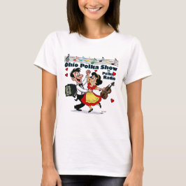 レディース 0-H-I-0 ポルカ柄Tシャツ Tシャツ