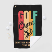 レディース GOLF QUEEN カスタムネーム ゴルフタオル (インサイチュ)