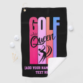 レディース GOLF QUEEN カスタムネーム ゴルフタオル (インサイチュ)