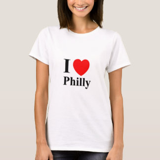 レディースI愛PHILLYスパゲッティ上 Tシャツ