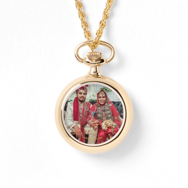 レディースPHOTO 結婚 Watch誕生日記念日50 腕時計 (正面)