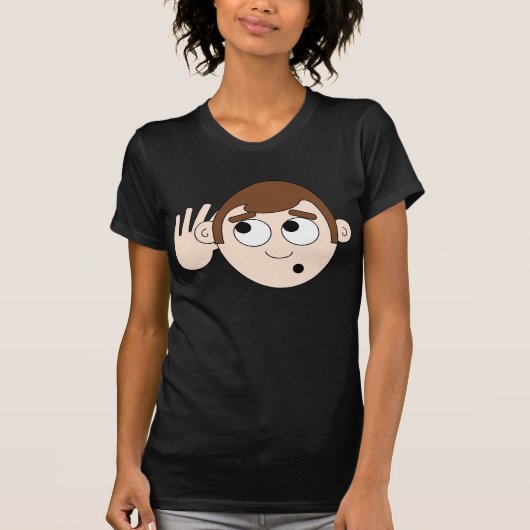 レディースTシャツを聞くこと Tシャツ (正面)