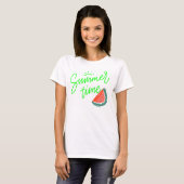 レディースTシャツ 夏時間 Tシャツ (正面フル)