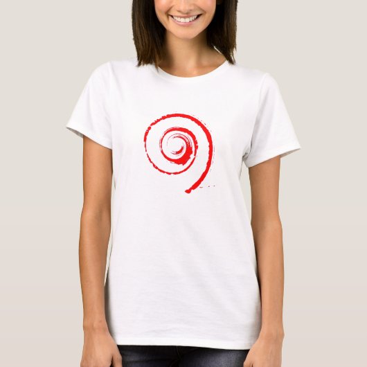 レディースTシャツ（赤いシャツ付） Tシャツ (正面)