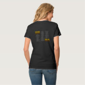 レディースVネック - RS15周年記念Tシャツ付きプロモーション Tシャツ (裏面フル)