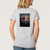 レディースVネックTシャツ Tシャツ (裏面)