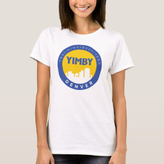 レディースYIMBYデンバーロゴのTシャツ Tシャツ