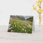 レディーズスリッパの蘭 – グリーティングカード (黄色い花)