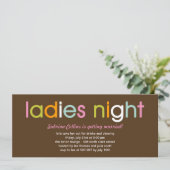 レディーズナイトバチェロレッテ招待状 招待状 (スタンド正面)