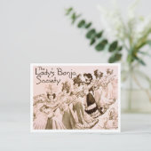 レディーズバンジョソサエティ葉書 ポストカード (スタンド正面)