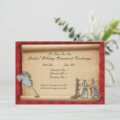 レディーズホリデーオーナメント交換招待状 招待状 (スタンド正面)