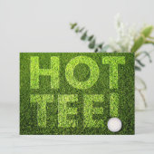 レディーズ·ゴルフ「ホットティー」誕生日パーティー 招待状 (スタンド正面)