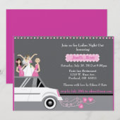 レディーズ·ナイト·アウト 招待状 (正面/裏面)