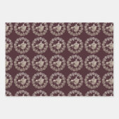 レディードリンクティーラッピング紙フラットシートセット3 ラッピングペーパーシート (正面3)