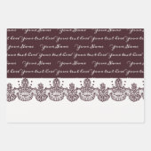 レディードリンクティーラッピング紙フラットシートセット3 ラッピングペーパーシート (正面2)