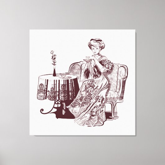 レディードリーティー キャンバスプリント (正面)