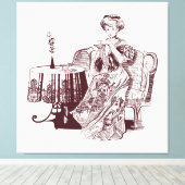 レディードリーティー キャンバスプリント (インサイチュ (ウッドフロア))