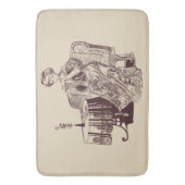 レディードリーティー バスマット (正面縦)