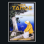 レディーバイトランクルレイクタホヴィンテージ旅行ポスター ポスター<br><div class="desc">オリジナル旅行のポスターの複製は、アーティストの裁量でデジタルに再設計され、復元された。自宅の壁の装飾に最適。それをフレームし、これはバー、カフェ、レストラン、ホームシアター、オフィスやデンで美しいレトロなスタイルルームの装飾を作る。</div>