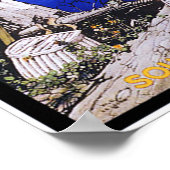 レディーバイトランクルレイクタホヴィンテージ旅行ポスター ポスター (角)