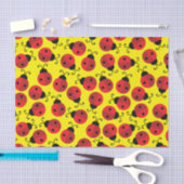 レディーバグかわいい1歳の誕生日パーティー 薄葉紙 (クラフト)