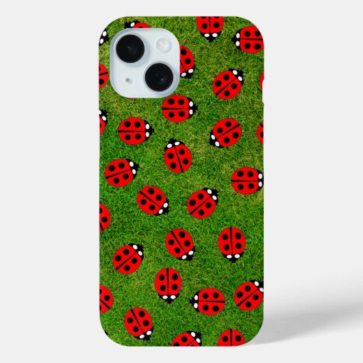 レディーバグとグリーングラス Case-Mate iPhoneケース (裏面)