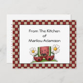 『レディーバグとスイカレシピカード』 ポストカード (正面/裏面)