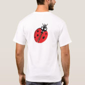 レディーバグイラストレーション Tシャツ (裏面)